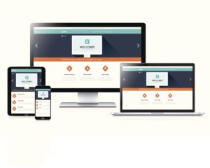 a graphic representation of a website design